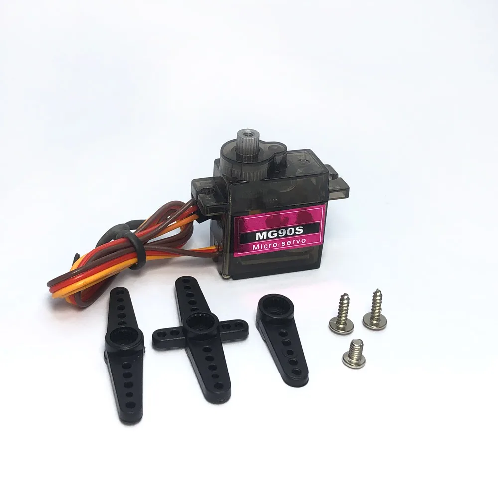 Mg90s sg90 9g digital mini mikro servo 180/360 grader til rc helikopter fly mini båd bil  mg90 9g trex 450 rc robot