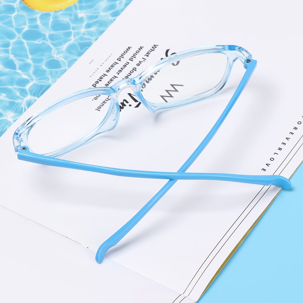1Pc Blue Light Blocking Glasses Kids Boy Girls Square Computer Goggle Anti-UV Blue Rays Eyeglasses Optical Glasses Frame Glasses