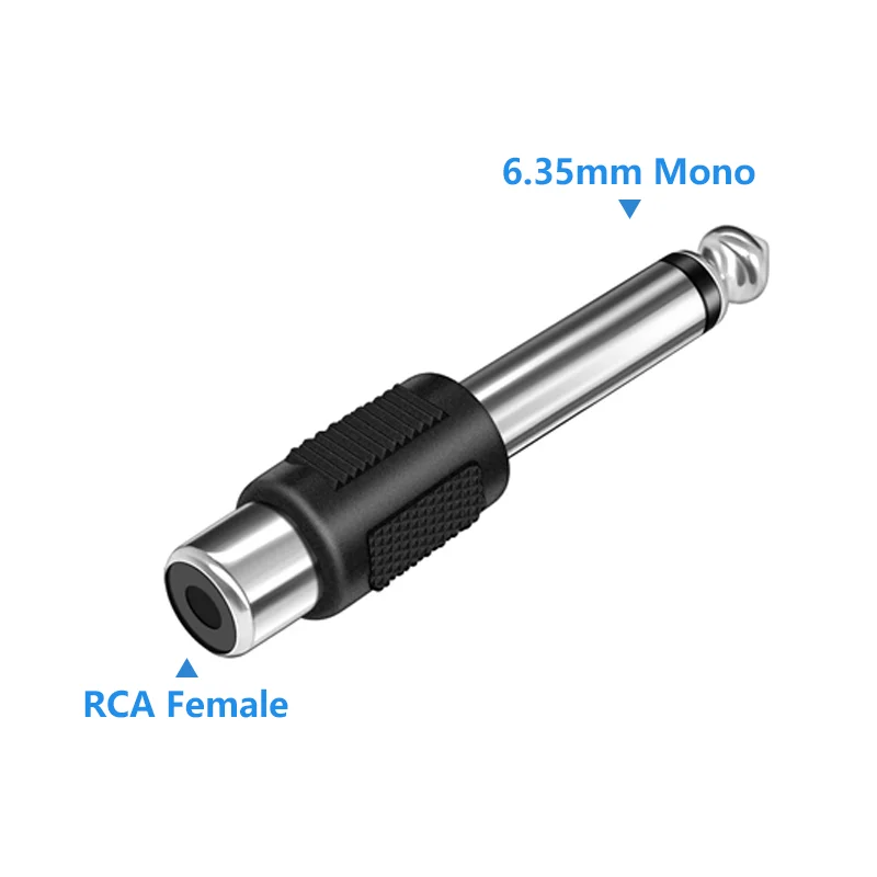 RCA Female Socket Turn 3.5MM Stereo Plug Audio Adapter 6.3MM Stereo Plug To RCA Socket 2 in 1 Stereo Connector ﻿: Lavender / 5-9Pcs