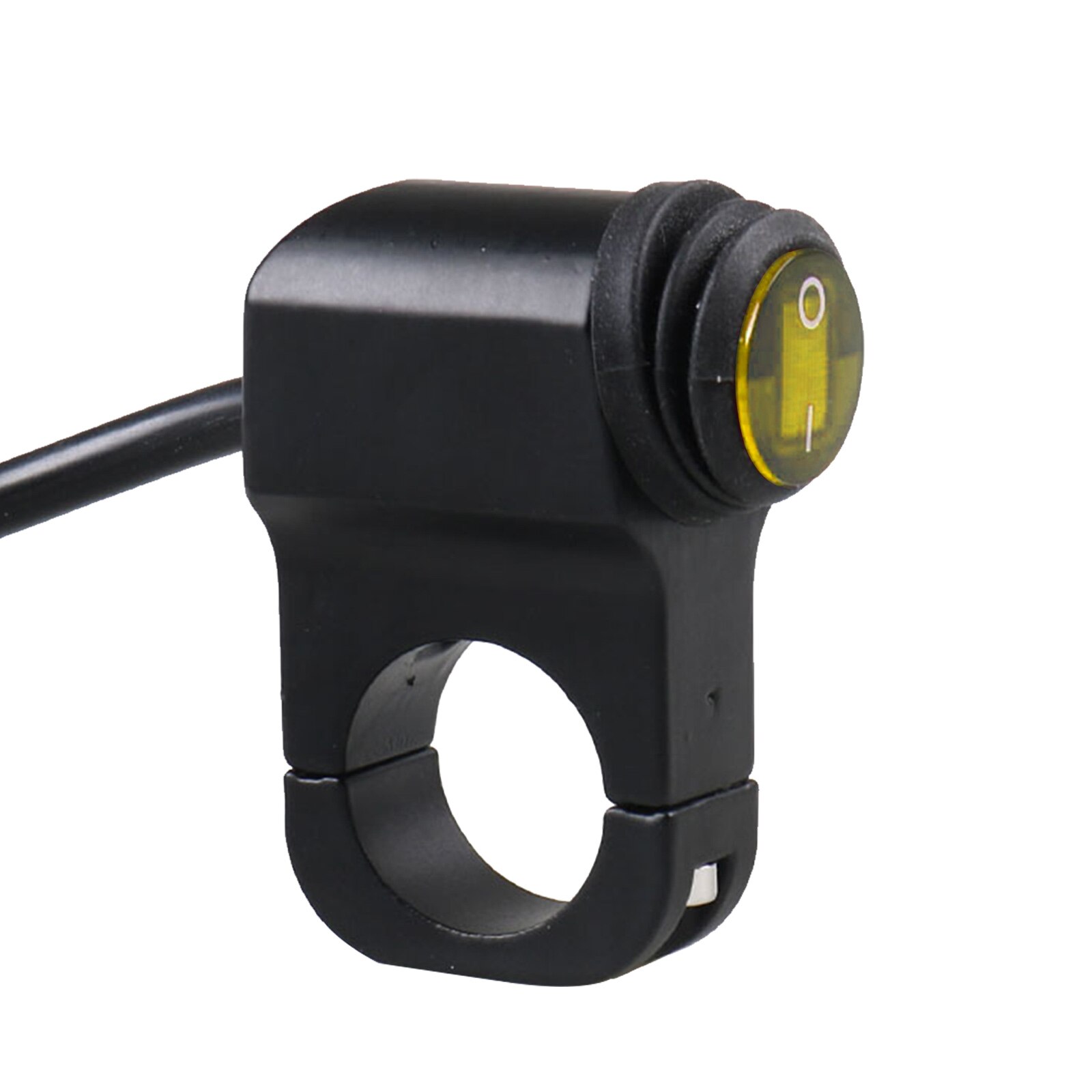 Wasserdicht 12V Motorrad Lenker licht Auf Aus-schalter Wasserdicht ATV Scheinwerfer Nebel Stelle 12V Motorrad Teile Schalter Neue: Gelb