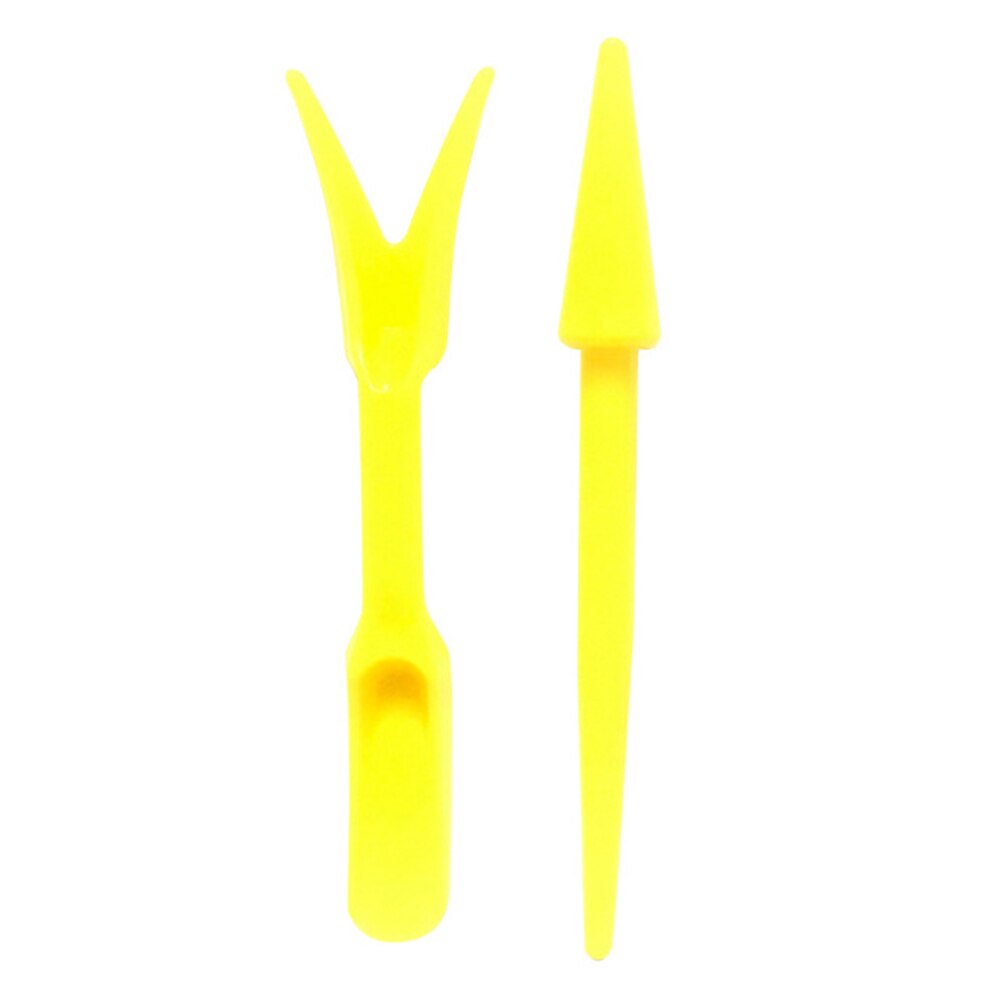 Transplanting Seedling Planting Tool Garden Lifter Planter Succulent Bonsai Fertilizer Digging Drilling Apparatus Seedling DIY: Yellow