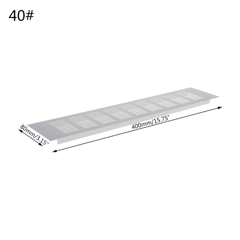 Rejilla de ventilación de chapa perforada de aleación de aluminio 28TC
