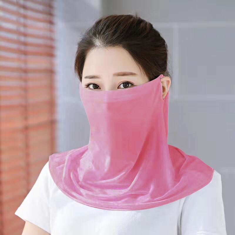 Islamic Scarf Veil Women Muslim Sunscreen Tops UV-proof Outdoor Travel Cycling Bonnet Inner Neck Cover Hijab Niqab: Dark Pink