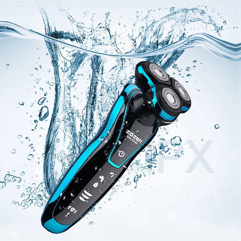 Electric Razor zozen Electric Shaver Rechargeable Shaving Machine for Men Beard Razor Wet-Dry Dual Use Water Proof Fast Charging