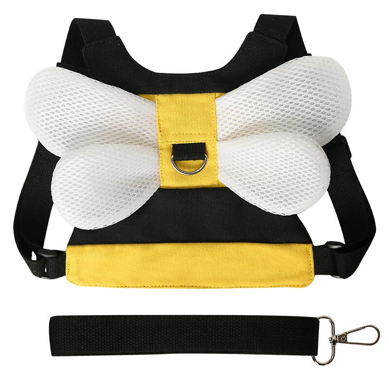 Baby Anti-Lost Safety Harness Strap Children Safety Towing Rope Toddler Walking Traction Rope Kids Walking Towing Line: yellow