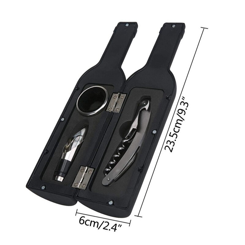 Wine Opener Accessories Tools Set with Waiters Corkscrew Opener 5 Piece Wine Bottle Opening Kit 3 Piece Set Deluxe Tool