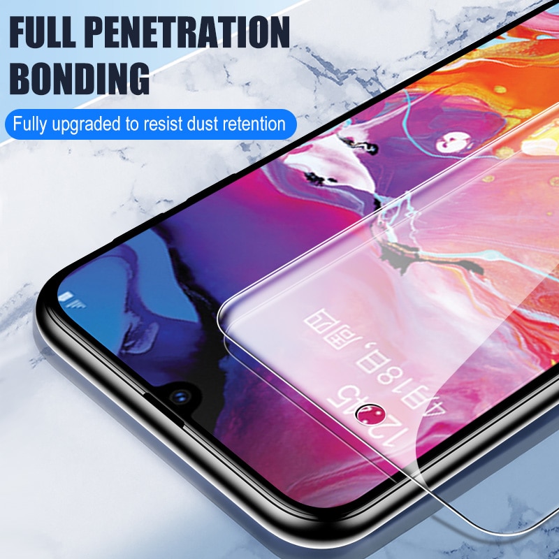 3PCS Tempered Glass For Samsung Galaxy A50 A70 A51 A71 Screen Protector Glass For Samsung A10 A20 A20E A30 A40 A60 A90 M10 Glass