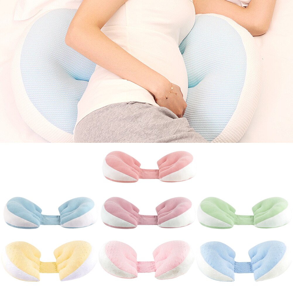 Oreiller de soutien latéral multifonction en forme de U pour grossesse, coussin de soutien pour le ventre et le dos