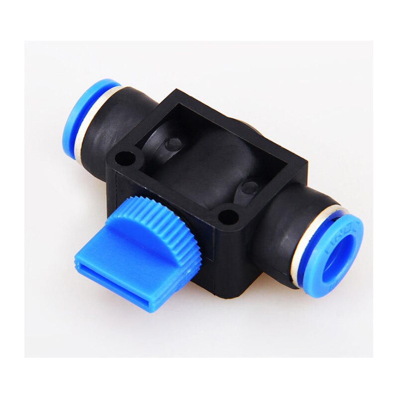 Connettore Pneumatico A Innesto Rapido - Valvola Manuale Per Tubi Aria 4-12mm - Foto 3