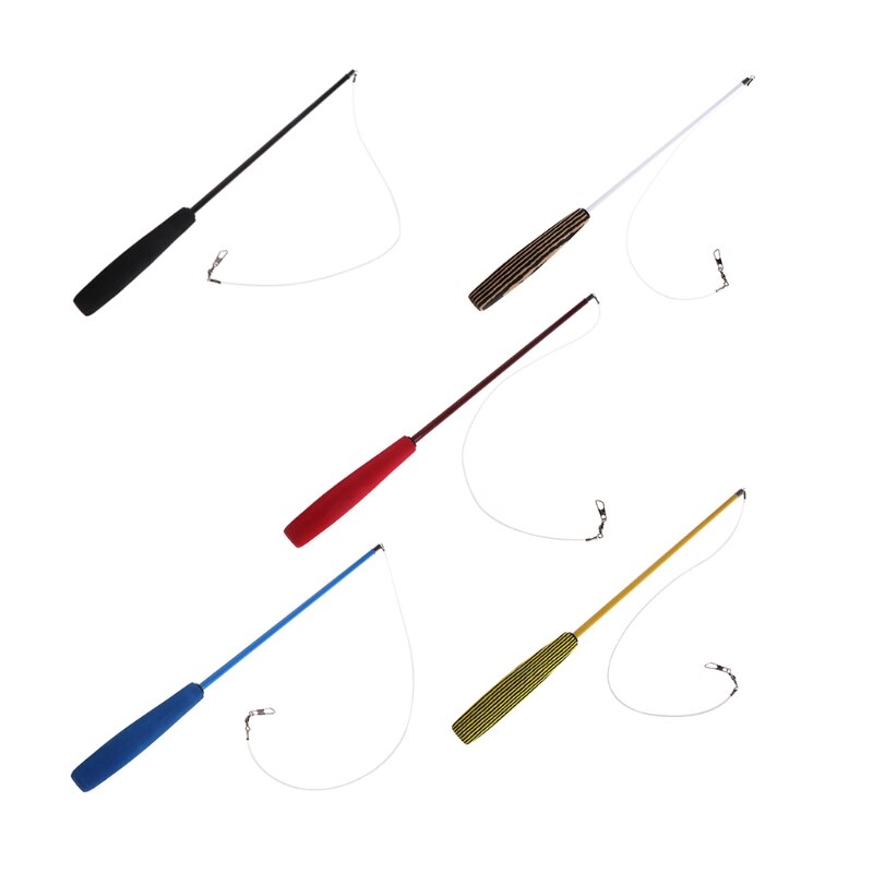 Cat Toy Plush Stick Stretch Kitten Pet Dog Teaser Fun Play Wand Interactive Wire