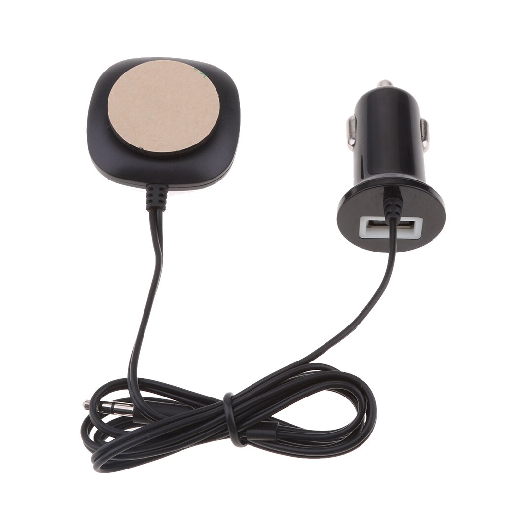 Kit de coche Bluetooth 3,0 receptor inalámbrico manos libres cargador de coche USB 2.1A 3,5mm botón táctil auxiliar Universal para la mayoría de los coches