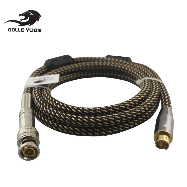 Video Kabel 4 Pin Mannelijke S-Video Naar Bnc Mannelijke Vrouwelijke 75-5 Monitor Video Signaal Interconnect Kabel q9 Video Security Lijn Ofc 1M 2M