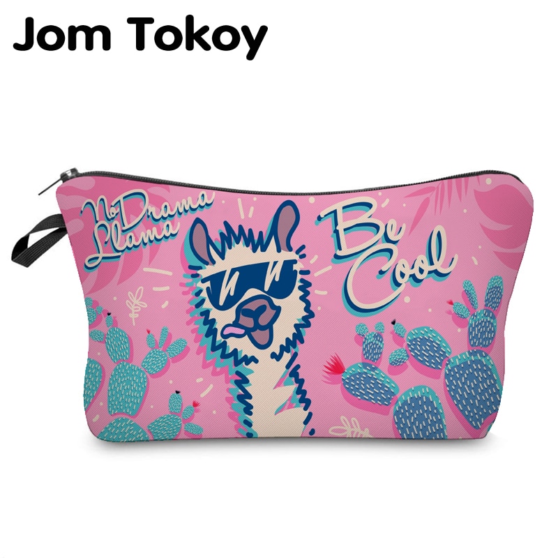 Jom Tokoy Cosmetische Organizer Tas Make Up Afdrukken Alpaca Cosmetische Tas Mode Vrouwen Make-Up Tas Hzb924