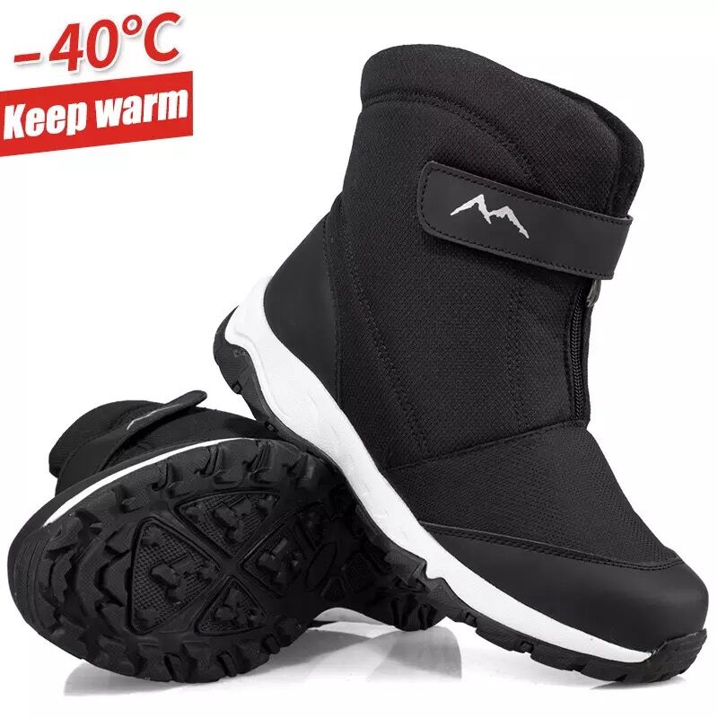 WEH Männer Stiefel Winter Stiefel Männer Schnee Stiefel rutsch Winter Schuhe dicken pelz stiefel für mann Plus velve Outdoor Casual Schuhe