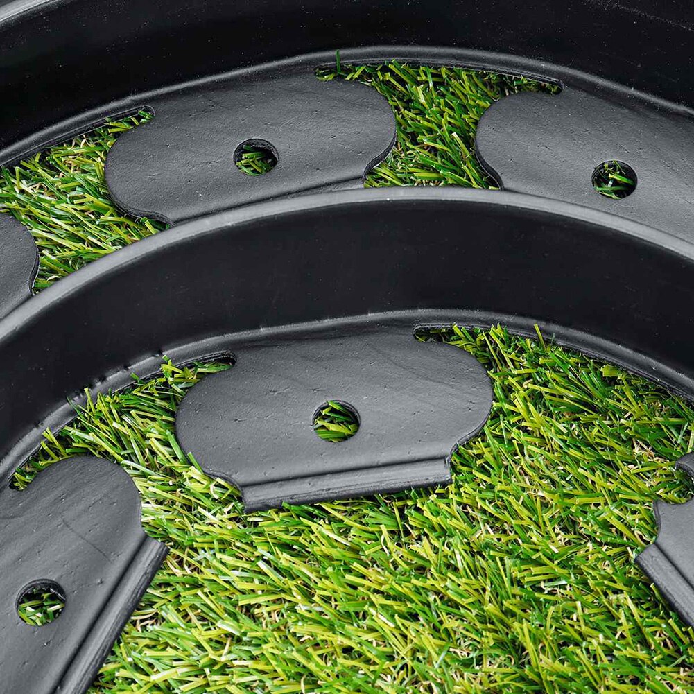 300cm/500cm plast hage fleksibel plen gress plastkant kant kant plen blomsterbed gjerde landskap kant dekor med nål