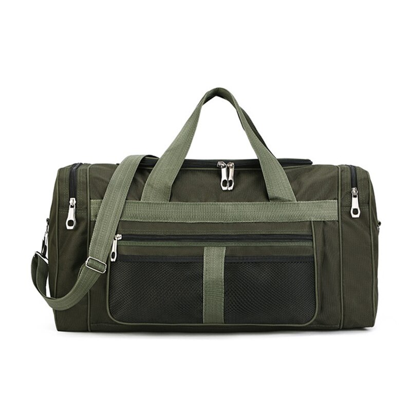 Sporttas Nylon Hand Duffel Sporttas Mannen Training Zak Fitness Yoga Tas Reisbagage Schoudertas Zwart Sport Handtas sac De: Green