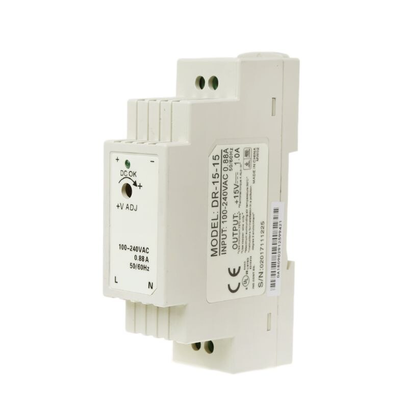 Industrial DIN Rail Switching Power Supply Input AC 100-240V Output 5V 12V 15V 24V U4LB