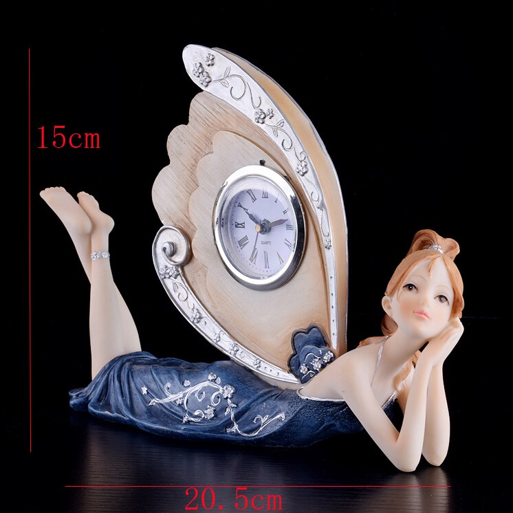 Kreatywne śliczne dziewczyny żywica elf ozdobne anioły wyposażenie domu dekoracja rzemiosło bar biurko wróżka statua figurki wystrój: zhong biao