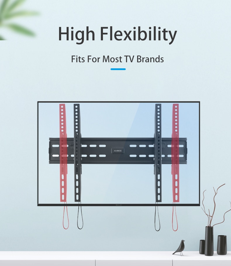 Wall Mount TV Bracket for 32-65“ Inches TV in Living Room Bed Room Office Meeting Room Load up to 40 kg