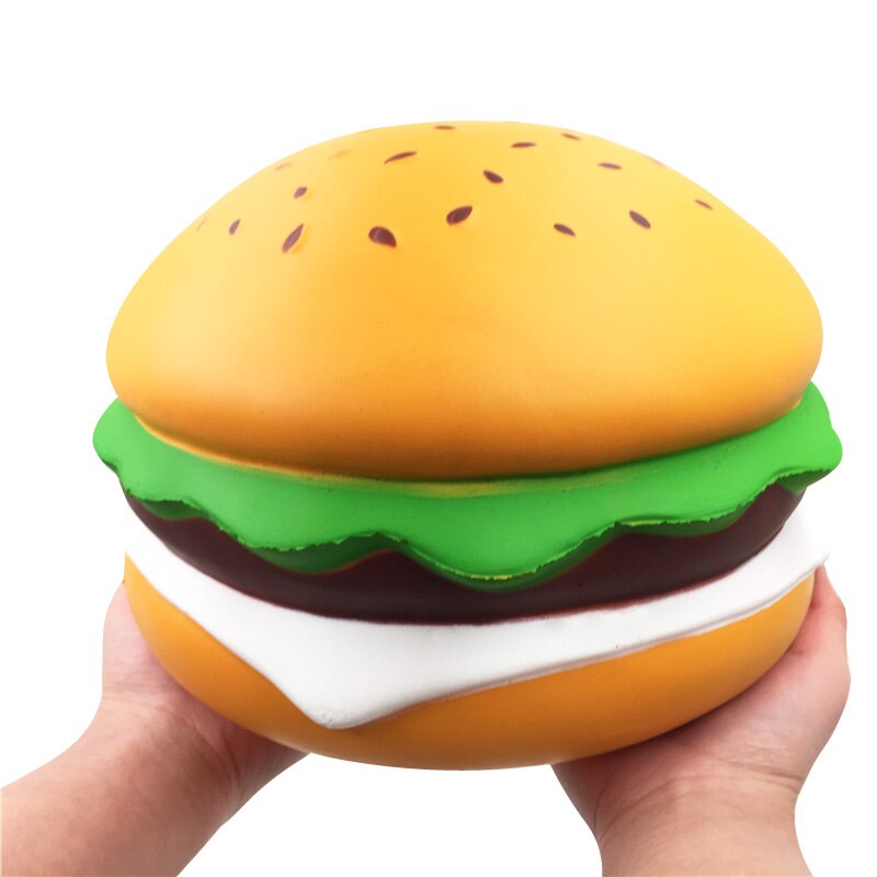 Best Giant Squishy Strawberry Cake Hamburger Hotdog Bowl Food Squishies Home Furnishings Pretend Play Toy