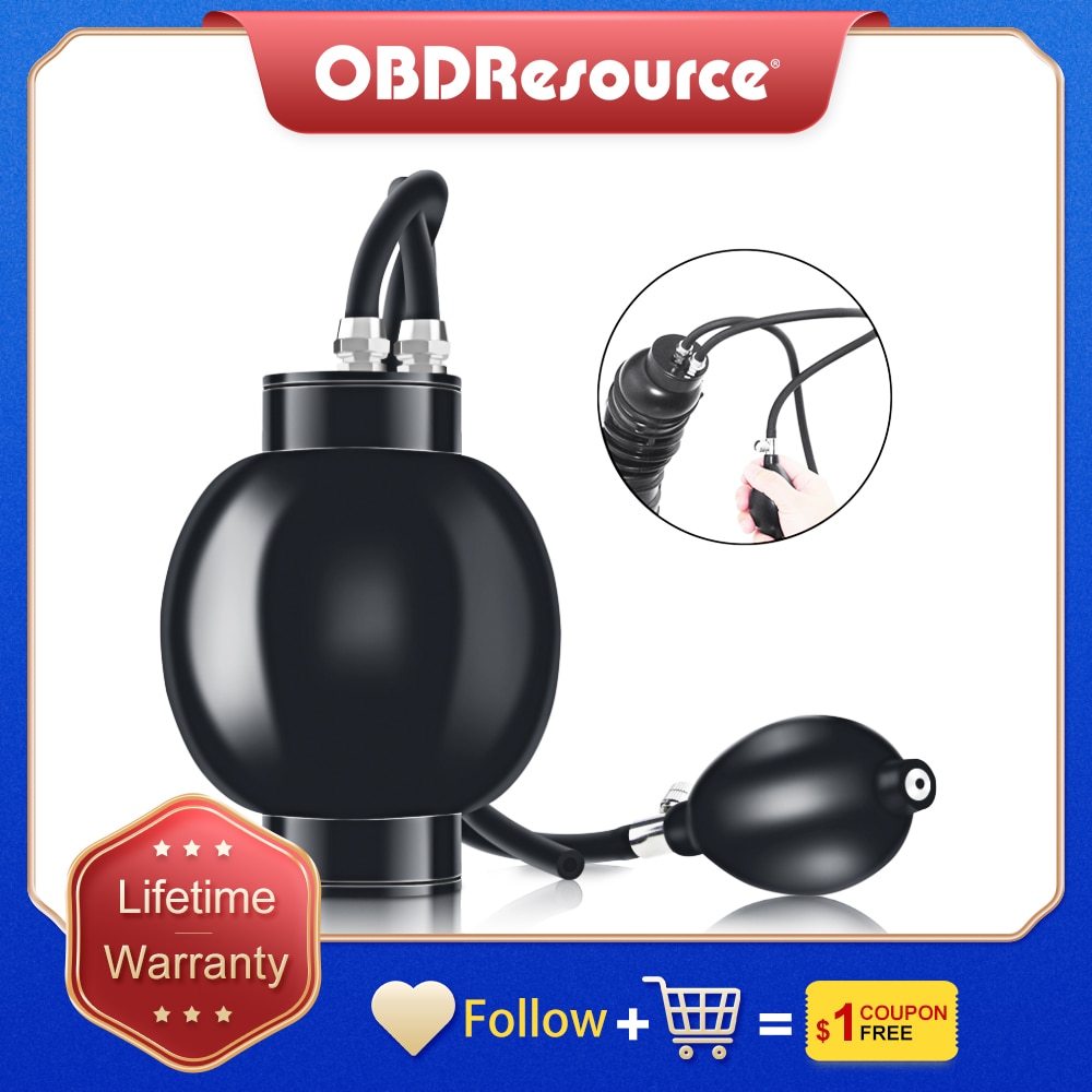 Quick Intake Adaptor Universal Inflatable Block Off Bladder For Car Automobiles Smoke Leak Detector Diagostic Tool Input Air Bag