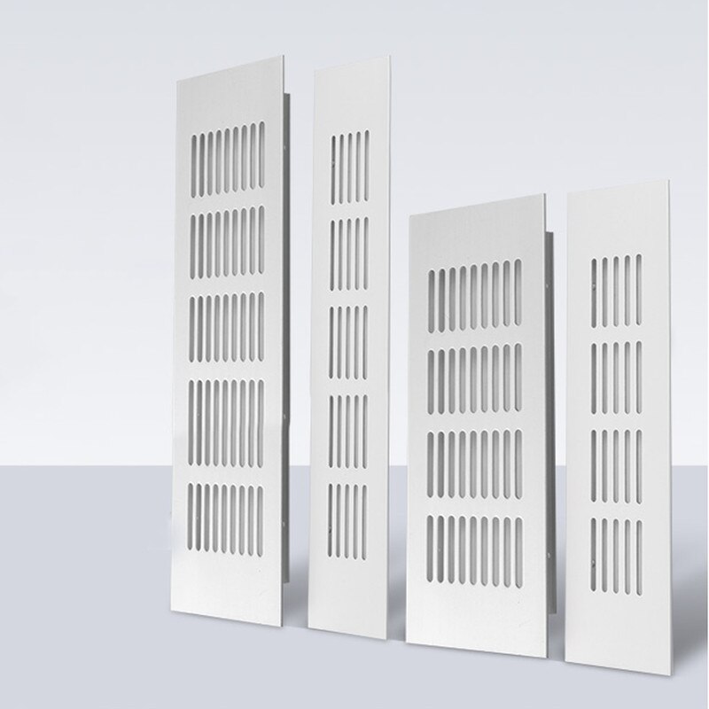 Vents Perforated Sheet Aluminum Alloy Air Vent Perforated Sheet Web Plate Ventilation Grille Vent Perforated Sheet Wide 50/80mm