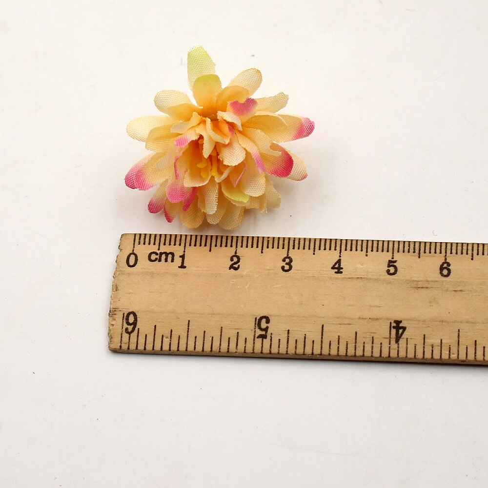 20 st 3cm sidenkonstgjord blomma nejlika blomhuvud flerfärgad valfri bröllopsscen heminredning gör-det-själv blommig