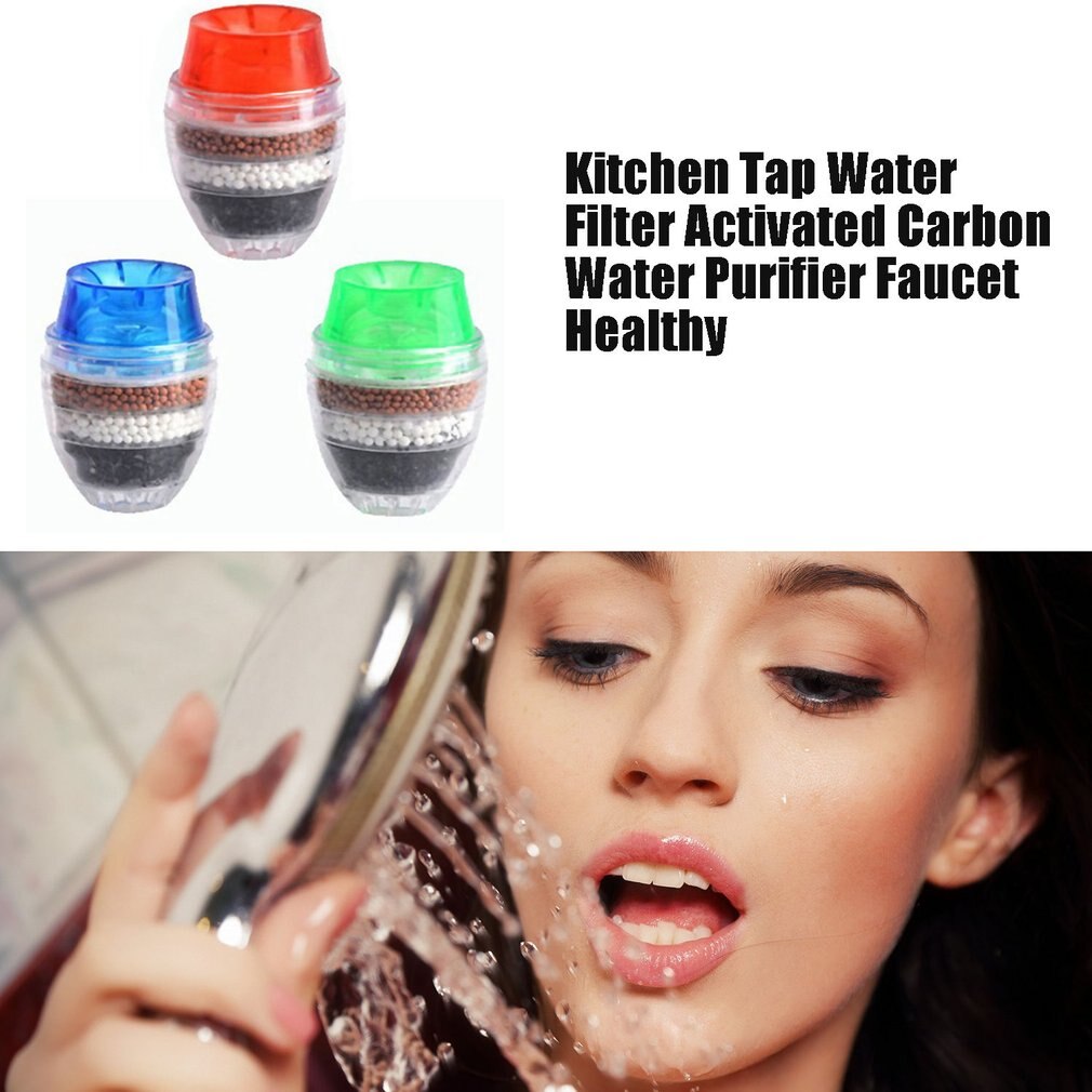 Kitchen Tap Water Filter Activated Carbon Water Purifier Faucet Healthy