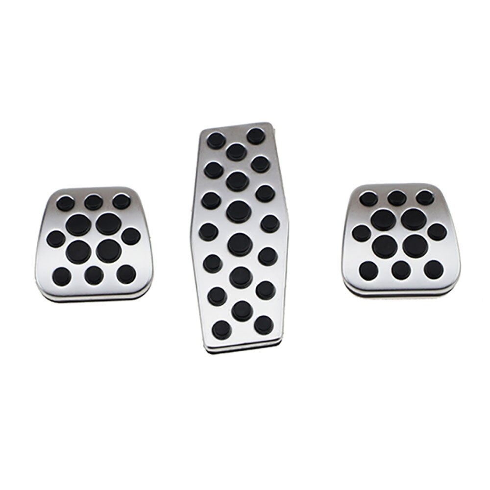 Xburstcar pedaal voet brandstof rem koppeling mt/at pedalen voor chevrolet cruze sedan hatchback opel mokka astra j insignia: 3 stuks mt-stijl