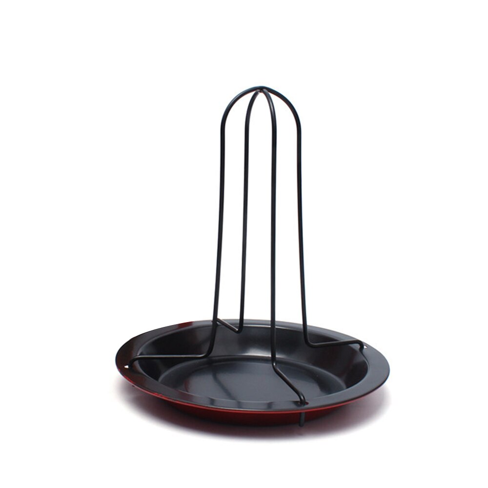 Kip eend houder bbq braadrek keuken barbecue grill standaard koolstofstalen bakplaat kampeerbakvorm kalkoen vork plank  z30