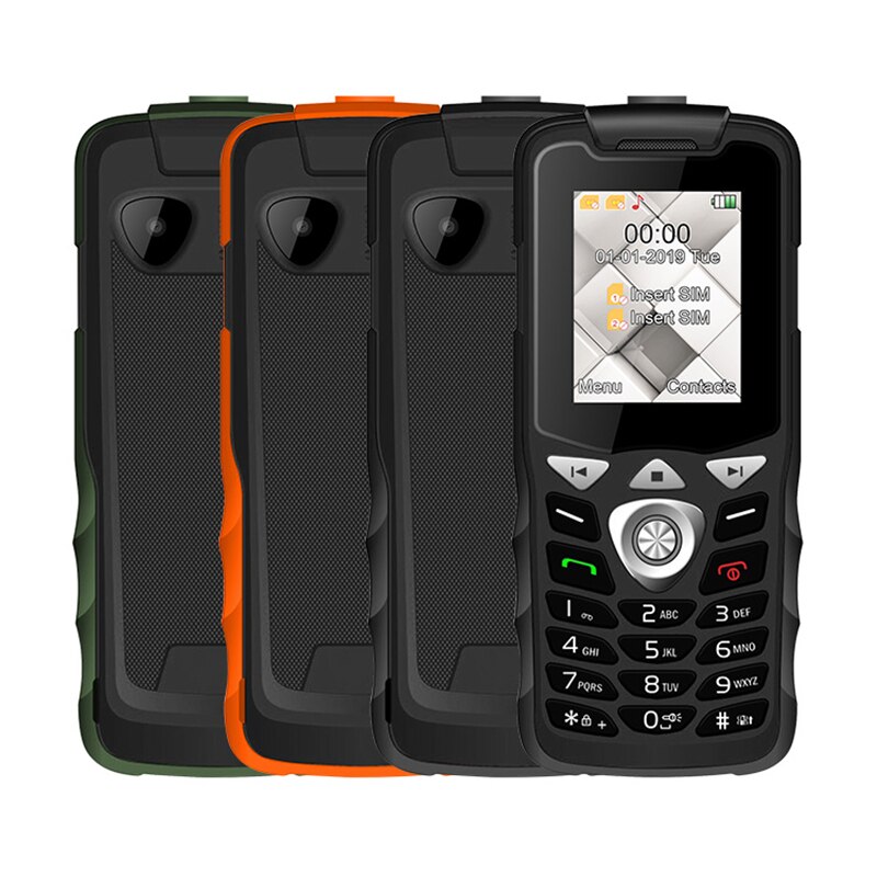 Unlocked 2G Gsm Drukknop Sleutel Mobiel Functie Mobiele Telefoon Led Zaklamp Dual Sim-kaart Senior Uniwa W2026 Hebreeuws toetsenbord