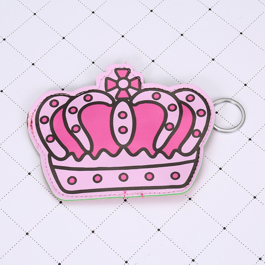 Dessin animé Mini porte-monnaie petit zéro portefeuille pochette porte-clé femmes enfants filles Kawaii porte-carte d'argent changement sacs à main 5 pièces: 6