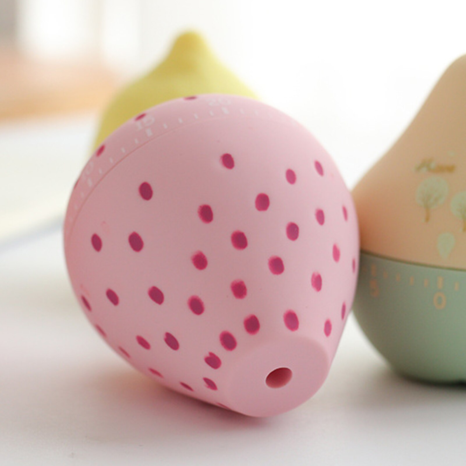Kitchen Mechanical Timer Cute Strawberry Kitchen Timer Reminder Can Be Set To 1-60 Minutes Suitable For Kitchen