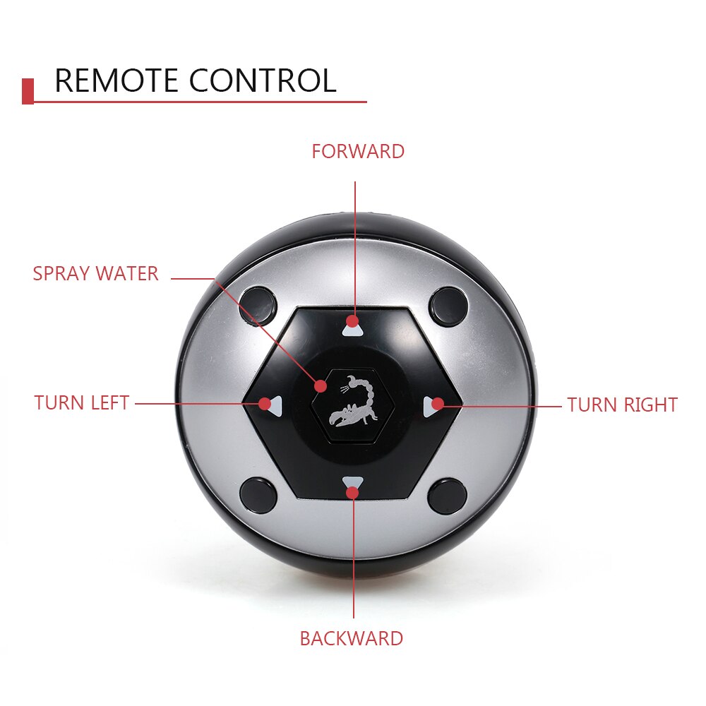 Fei lun  fk503a infrarood afstandsbediening schorpioen rook effect spray water schorpioen rc speelgoed voor kinderen speelgoed erg blij