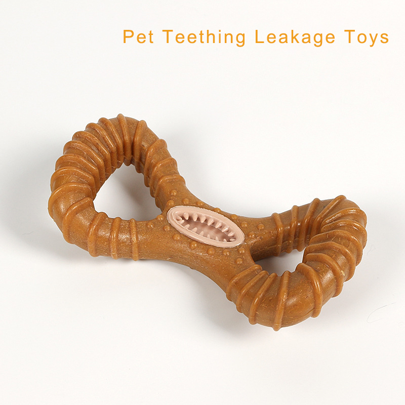 22 cm langlebiges und interaktives Hundespielzeug aus Holz für sterben Zahnreinigung, Kaustab für große Rassen, unzerstörbar, robustes, langlebiges Hundespielzeug