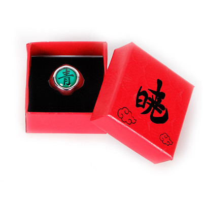 Anime Akatsuki Ring COS Uchiha Itach Pain Zetsu Konan Kakuzu Sasori Deidara Orochimaru Hidan Metal Rings Figure: Multicolor