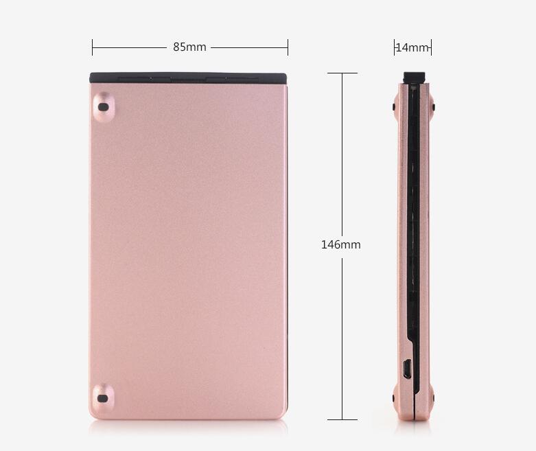 Kb228 taskua taitettava mini -näppäimistö metalli bluetooth langaton matkapuhelimen näppäimistö iphone -tabletille ipad xiaomi huawei älypuhelimet