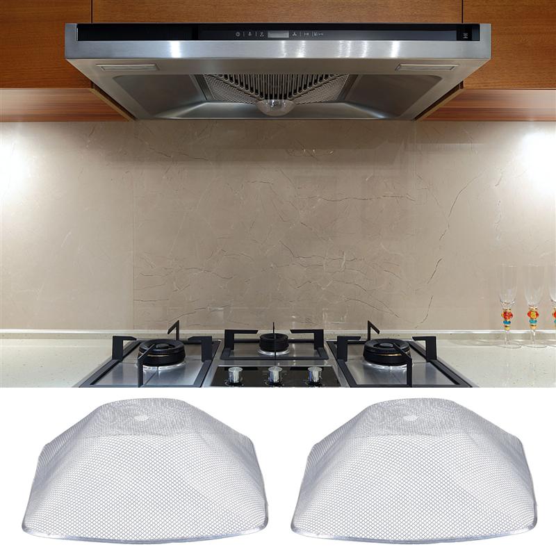 2pcs European Style Range Hood Filter Net ​Square Aluminum Inner Net Oil Net Kitchen Cooking Range Hood Filter Screens​