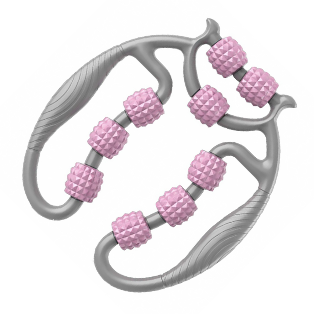 1Pc Plastic Leg Muscle Roller Massager Plastic Multipurpose Massager (Purple): Default Title