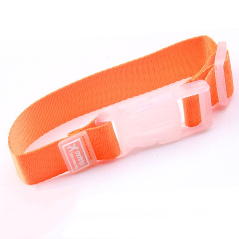 8 Colors Adjustable Nylon Lock Travel Luggage Straps Belt Protective Travel Accessories Suitcase Packing Belt Hanging Buckle: Orange