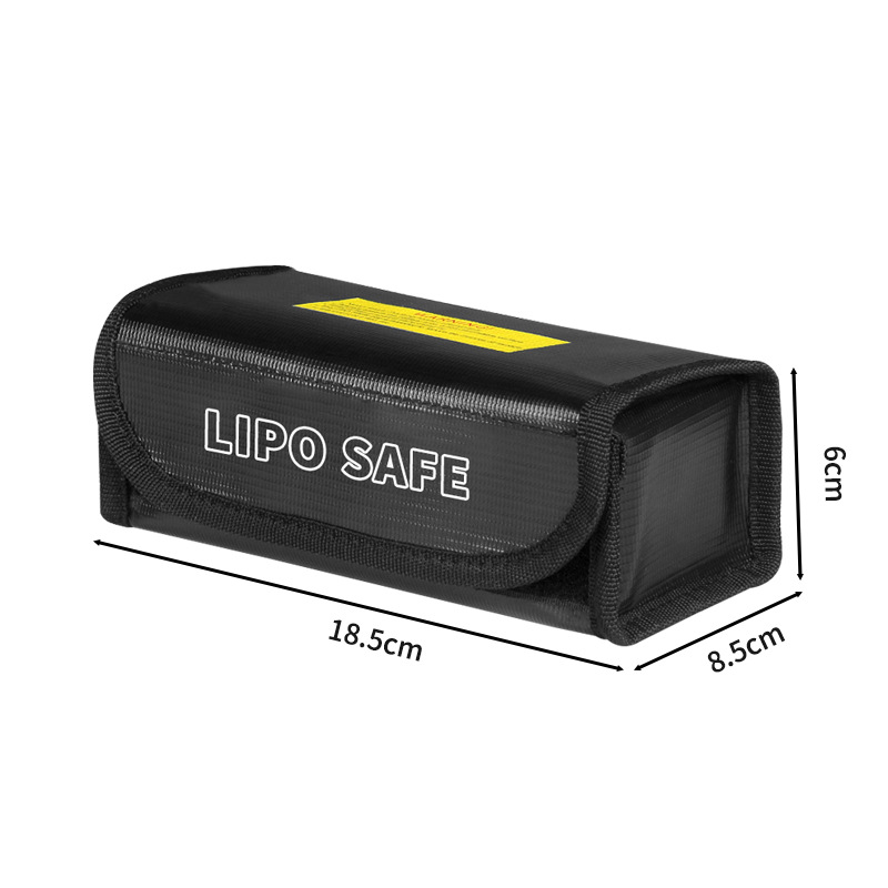 185x75x60mm carré RC LiPo sac de sécurité batterie sécurité ignifuge antidéflagrant garde batterie Protection sac de charge pour jouet RC