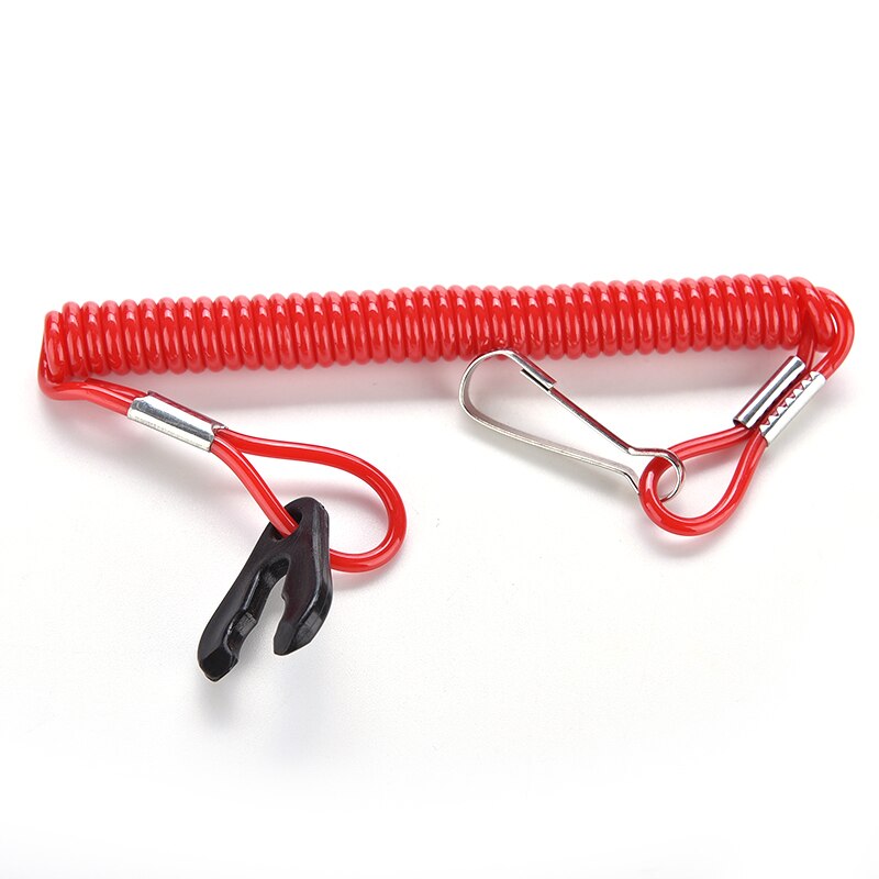 Utombordsmotor motor skoter atv döda stopp omkopplare säkerhetstjuder sladd lanyard: 1pc säkerhetsband