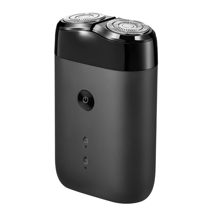 Xiaomi-Afeitadora eléctrica Mijia MSX201, Original para hombre, con 2 cabezales giratorios, portátil y resistente al agua maquinilla de afeitar recargable USB: Default Title