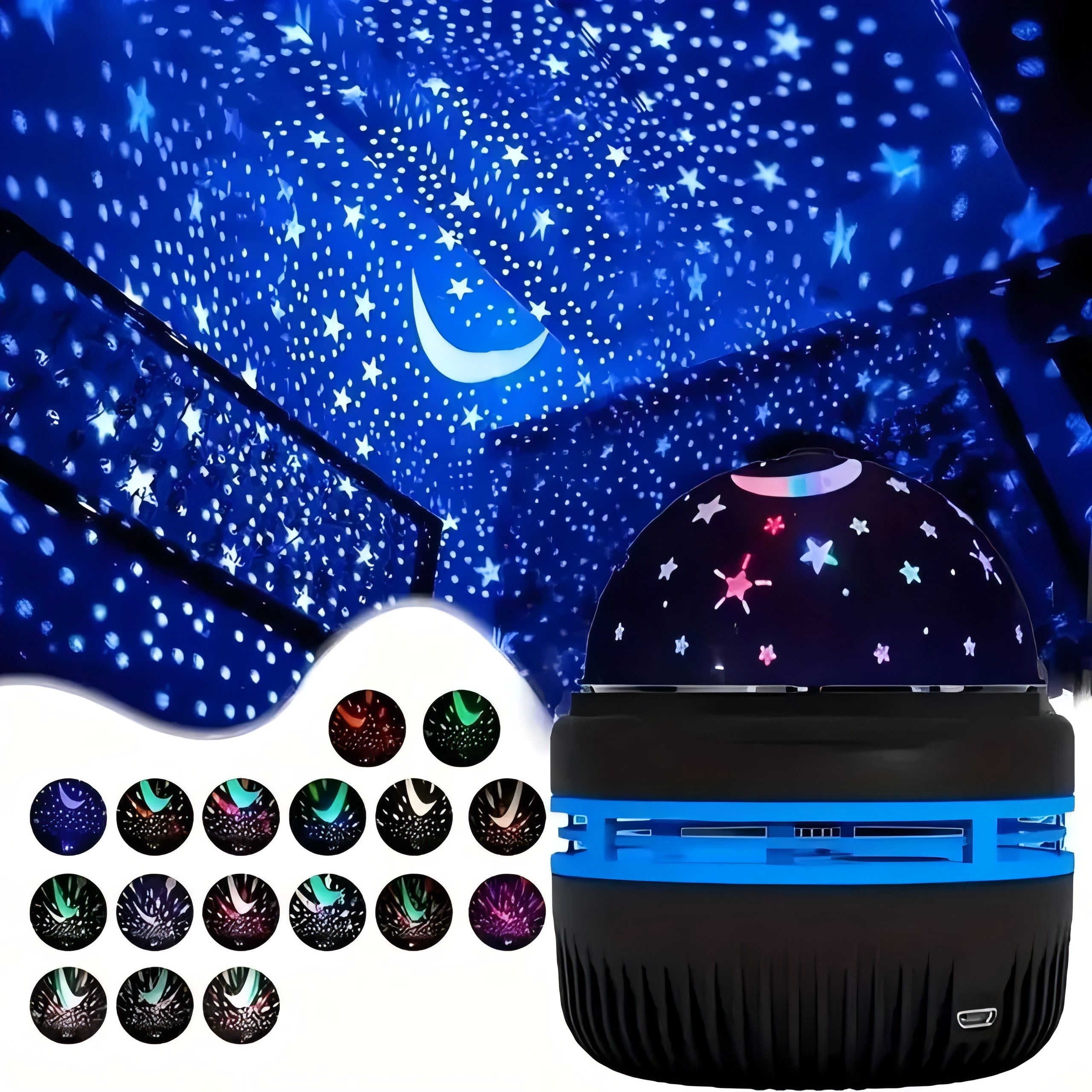 Neue Nordlicht Sternenhimmel Projektor Lampe Ozean Projektor Lampe Bar Party Atmosphäre Licht Dekoration Nachtlicht