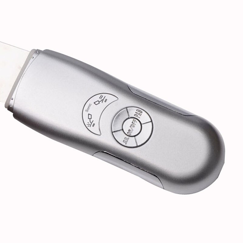 Ultrasonic Skin Scrubber Rechargeable Microdermabrasion Deep Cleaning High Frequency Vibration Face Peeling Machine