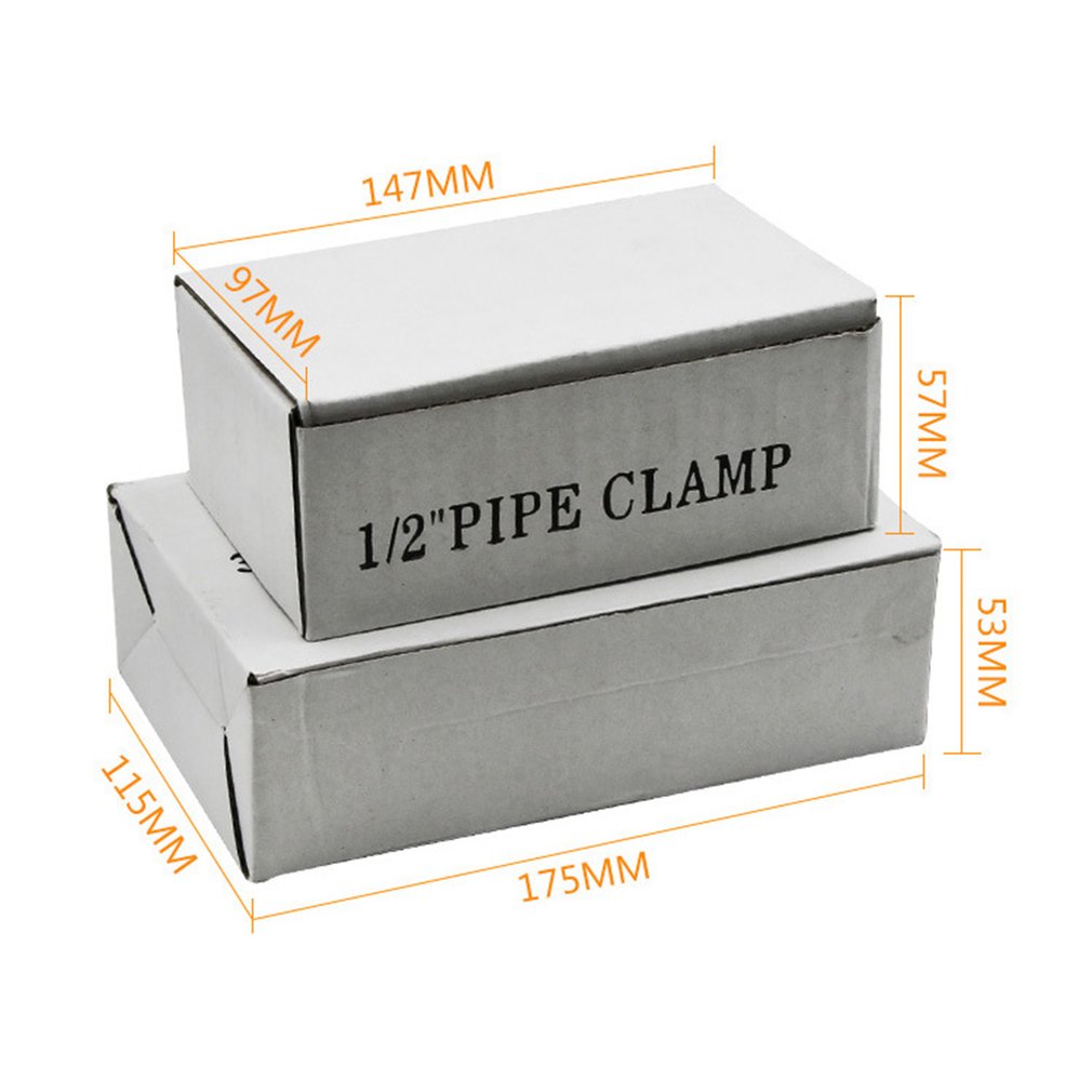 1/2inch 3/4inch Heavy Duty Pipe Clamp Woodworking Wood Gluing Pipe Clamp Fixture Carpenter for Woodworking Tools