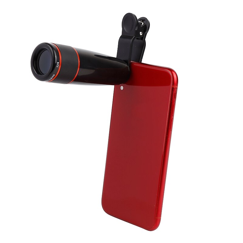 12X Zoom Telescope Lens Telephoto Mobile Phone Camera Len for iPhone Sumsung Pop Mobile Phone Lens Mobile Phone Accessories