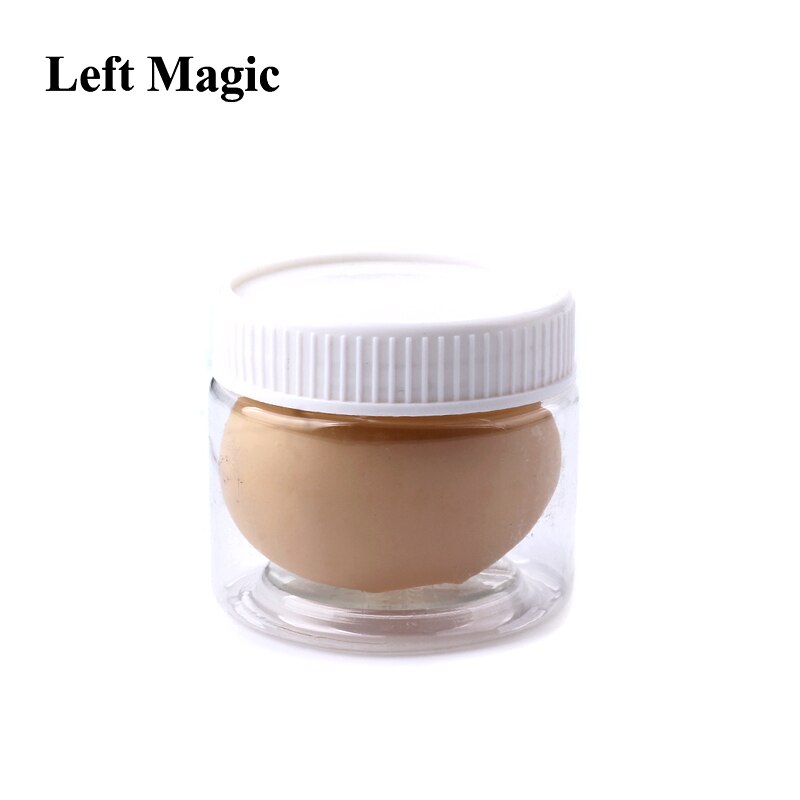 Oeuf de Simulation Ultra Silicone, tours de magie, œuf blanc à foulard en soie, accessoires magiques, Gimmick, accessoires de magicien, jouet classique, 1 pièces