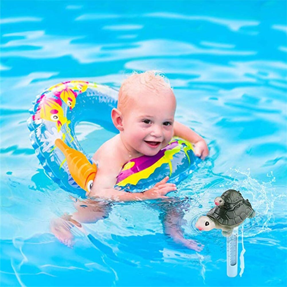 Swimming Pool Accurate Home Animal Shape Fish Pond Baby Bathtub Spa Floating Thermometer Aquarium Water Cartoon Cute ABS