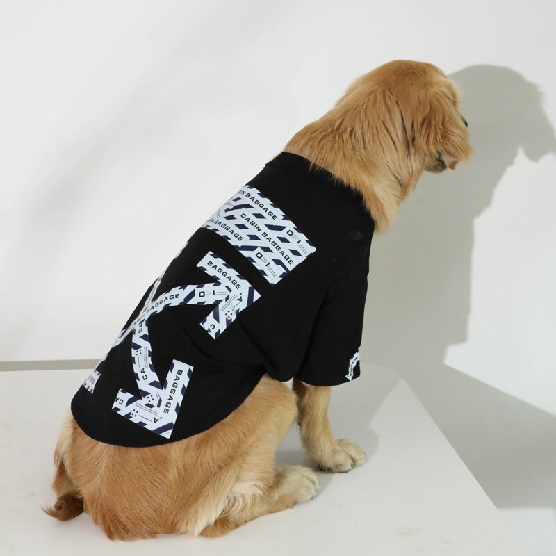 Ubrania dla dużych psów wiosną i jesienią czystej bawełny ubrania dla psów Labrador Golden Retriever Doberman ubrania dla psów akcesoria dla psów